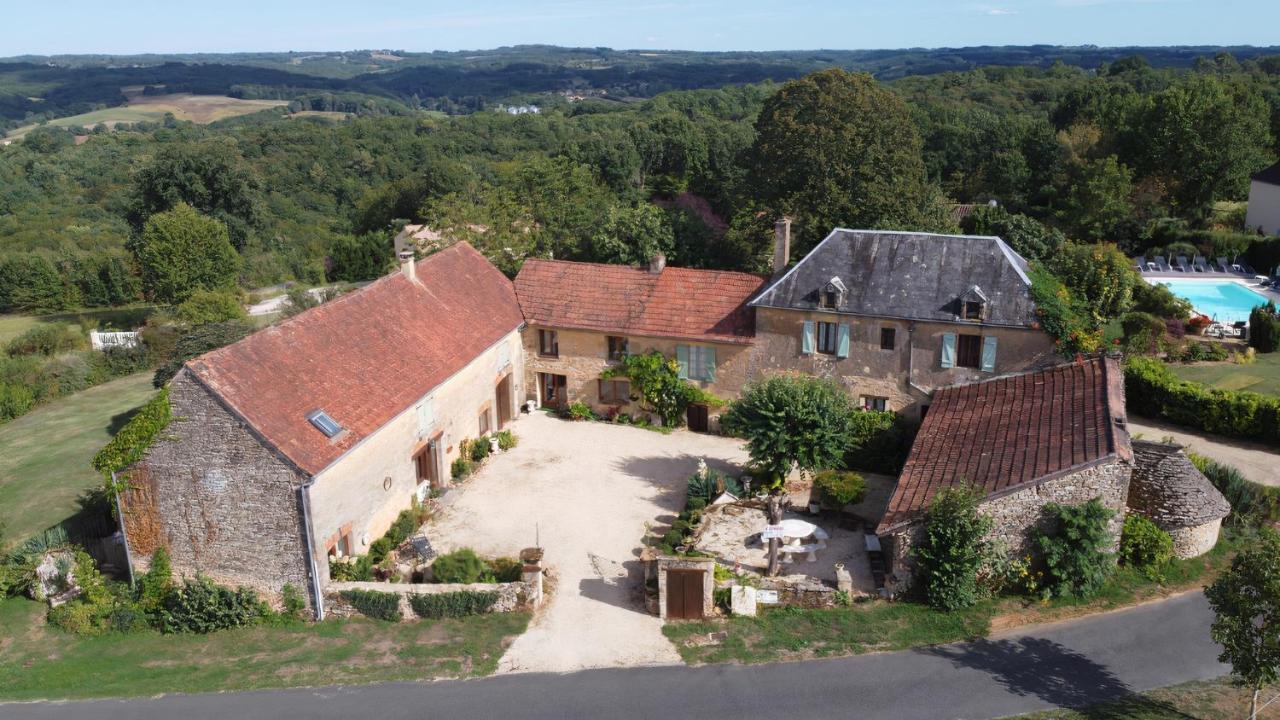 La Vieille Ferme: Superbe Complexe De 3 Gites En Pierre Avec Piscine Au Coeur Du Perigord Noir Saint-Genies Exteriör bild